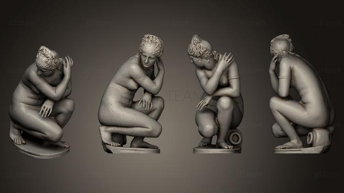 Статуи античные и исторические Venus accroupie